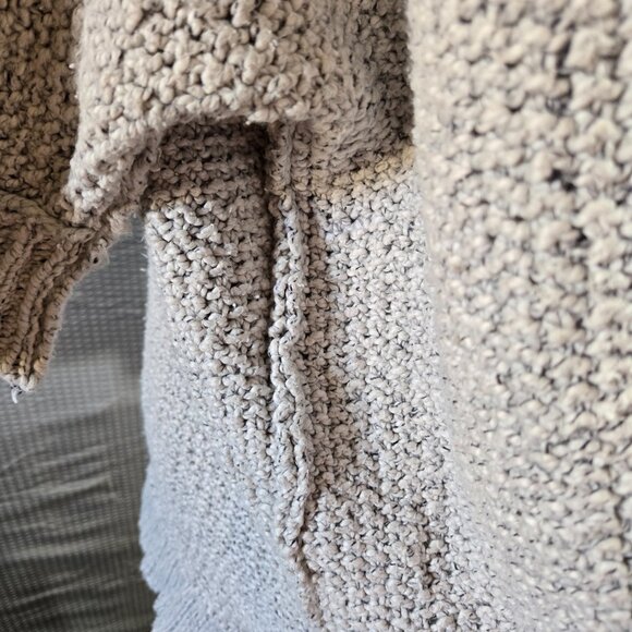 Free People Oversized Cozy Cat Chunky Pullover Knit Sweater XS Slouchy Boxy Boho - Picture 9 of 13